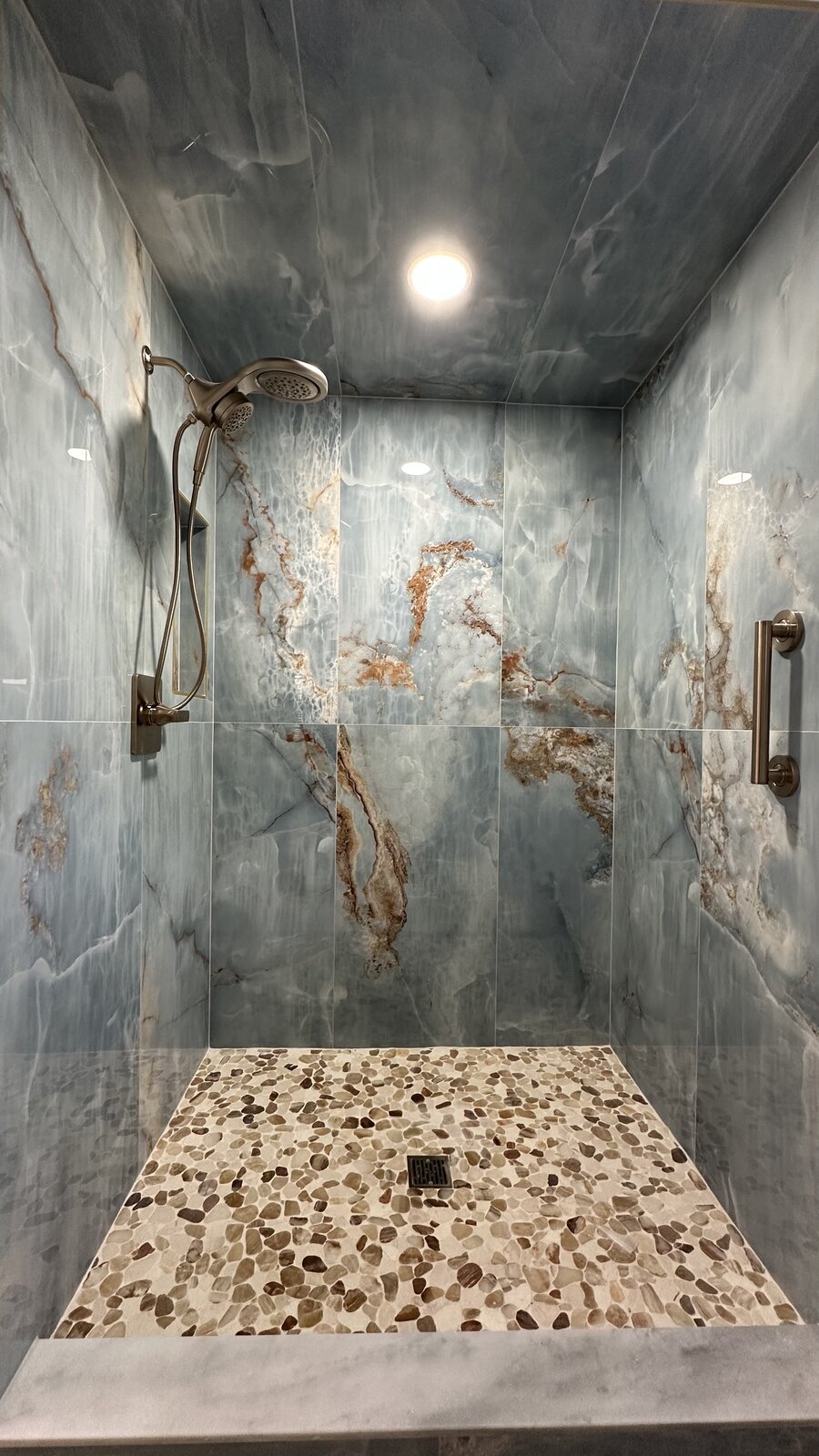 Shower remodel in progress